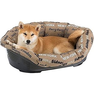 ファープラスト 犬用プラスチックベッド シエスタDX8専用クッションカバー ソファー クッション シティーズ クッション 8 ブラウン