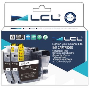 LCL BROTHER用 ブラザー用 LC3111 LC3111BK 互換インクカートリッジ (2パック 