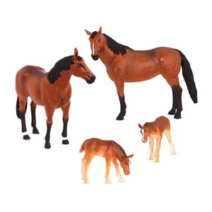 TERRA 馬 フィギュア ホース・ファミリー 馬のおもちゃ 4体セット 動物フィギュア 3歳~ 正規品 AN2822Z