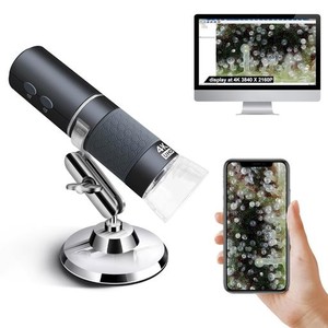 NINYOON 4K WIFI 顕微鏡 IPHONE/ANDROID PC 用 50 ~ 1000X USB デジタル顕微鏡 ワイヤレス スーパー HD 内視鏡カメラ すべての携帯電話 I