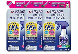 【3個セット】トップ NANOX(ナノックス) 除菌・消臭スプレー つめかえ用 320ML