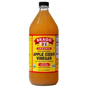 BRAGG オーガニック アップルサイダービネガー 【日本正規品】りんご酢 酢酸菌 にごり酢 リンゴ酢 946ミリリットル (X 1)