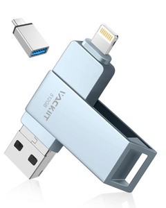 VACKIIT 【MFI認証取得】IPHONE用USBメモリー 512GB USBフラッシュドライブ 高速USB 3.0 フラッシュメモリー IPHONE写真保存USBバックア