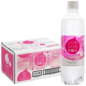 シリカシリカスパークリング 500ML×24本 炭酸水 九州産 大分県玖珠 天然水 炭酸すい シリカ72MG/L以上含有