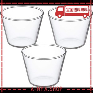 IWAKI(イワキ) 耐熱ガラス プリンカップ 150ML KBT905 3個セット