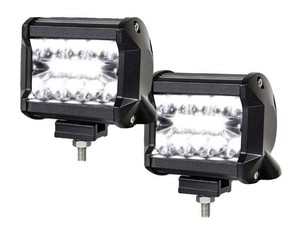 SAKASK LED ワークライト 2個セット 作業灯 12V 24V 広角タイプ 汎用 防水 デイライト (白 (ホワイト))