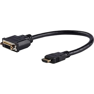 STARTECH.COM HDMI-DVI-D変換ケーブルアダプタ 20CM HDMI(19ピン) オス-DVI-D(25ピン) メス HDDVIMF8IN