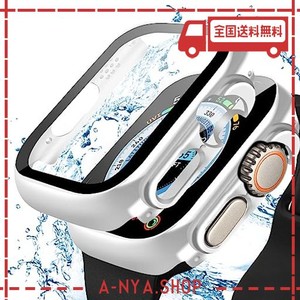 ANYOI APPLE WATCH 用ケース 49MM 防水ケース 3D直角エッジデザイン APPLE WATCH アップルウォッチ 防水用 IP68完全防水 バンド 水泳・ス