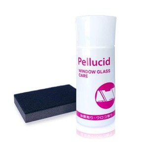 ペルシード 洗車ケミカル ガラス油膜&ウロコ除去クリーナー PCD-46 特殊スポンジ付 PELLUCID
