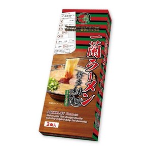 一蘭 ラーメン博多細麺ストレート 2食×2個