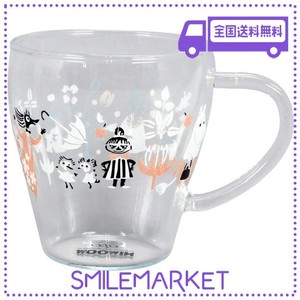 山加商店 MOOMIN (ムーミン) 耐熱ガラス マグカップ リトルミイ 約330ML ムーミン グッズ 北欧 母の日 プレゼント 食器 ギフト 結婚祝い 