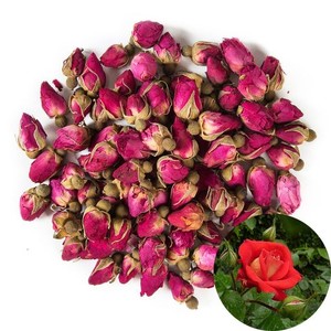 TOOGET香りの良い自然な赤いバラのつぼみバラの花びらドライフラワーの卸売、料理用食品グレード - 115G