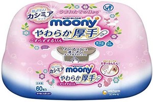 ムーニーおしりふきやわらか厚手本体60枚ムーニーおしりふきやわらか厚手本体60枚