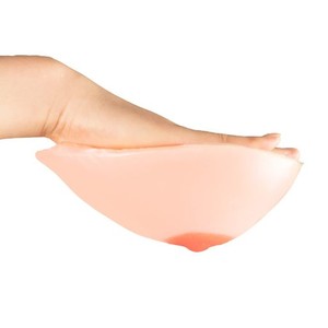 KUMIHO シリコンバスト 貼付式 自粘 人工 乳房 偽胸 Dカップ 貼り付け バストアップ 2個 男女共通 自然色 バストアップ 乳房切除術 偽娘 