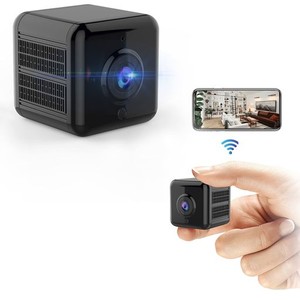 CCDDORD 小型 隠しカメラ 防犯カメラ 4K WIFI機能付き UHD 画質 録音録画 遠隔監視 動体検知 暗視機能 赤外線撮影 広角 室内 USB充電 IOS
