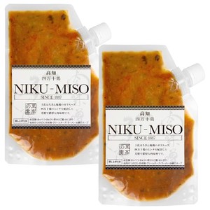 至高の宴 高知 四万十鶏 NIKU-MISO 300G 肉味噌 ご飯のお供 お酒のあて 宅飲み おつまみ 万能調味料 (2個)