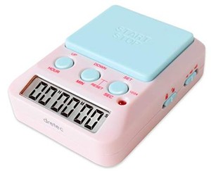 DRETEC(ドリテック) 勉強タイマー タイムアップ2 消音 T-587PK ピンク/ブルー