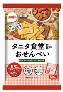 栗山米菓 タニタ食堂監修のおせんべい(アーモンド) 96G×12袋