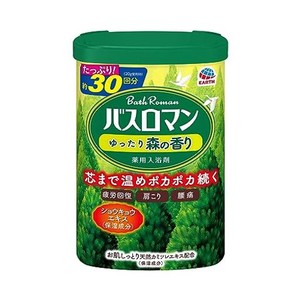 【医薬部外品】バスロマン 入浴剤 ゆったり森の香り [600G]