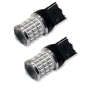 T20 LED テールランプ ブレーキバルブ ストップランプ レッド T20 シングル ノーマル球 T20S 7440 ウェッジ球 赤色 DC9-30V 12V車用 54連