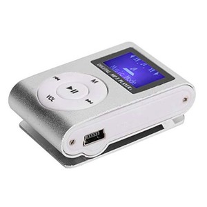 SDカード プレーヤー 音楽、ポータブルミニMP3プレーヤーサポート32GBポータブルミニMP3音楽プレーヤースポーツバッククリップMP3プレー