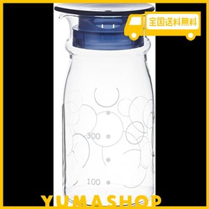IWAKI(イワキ) 耐熱ガラス ピッチャー 冷水筒 ブルー 600ML クールサーバー 麦茶 お茶 ポット KBT2893-BL