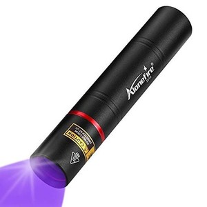 ALONEFIRE SV16 5W 小型 紫外線 ブラックライト波長365NM USB充電式 UV LED ライト アニサキスライト ウッド灯検査 逆充電 ポータブル ス