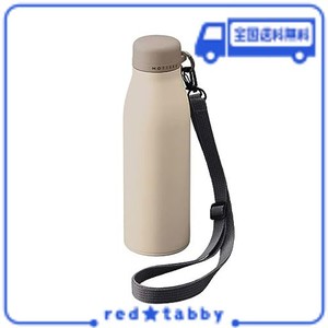 MOTTERU モッテル ショルダー サーモ ステンレス ボトル 500ML ( オフホワイト ) | 水筒 男の子 女の子 子供 こども 洗いやすい 氷が入れ