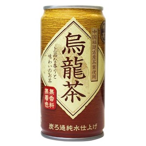 神戸茶房 烏龍茶 缶 185G × 30本 [ 無香料 無着色 国内製造 ウーロン茶 ]