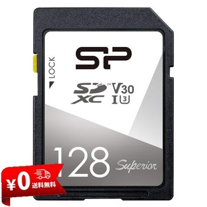 シリコンパワー SDカード 128GB UHS-I U3 V30 4K 対応 CLASS10 最大転送速度 100MB/S 5年保証 SP128GBSDXCV3V10
