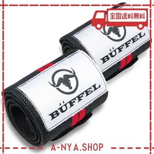 B?FFEL (バッフェル) リストラップ 手首サポーター ウェイトトレーニング 2枚組 60CM×8CM 筋トレ リストストラップ 手首固定 ウエイトト