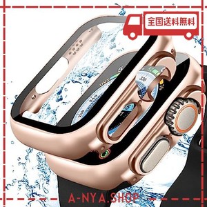 ANYOI APPLE WATCH 用ケース 49MM 防水ケース 3D直角エッジデザイン APPLE WATCH アップルウォッチ 防水用 IP68完全防水 バンド 水泳・ス