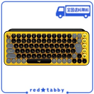 ロジクール POP KEYS K730YL メカニカル ワイヤレス キーボード イエロー 日本語配列 メカニカルキーボード ワイヤレスキーボード BLUETO