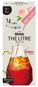 AGF ブレンディ ザリットル ピーチティー 5本×3箱 【 1リットル用 】【 フルーツティー 】【 紅茶 スティック 】【 ティーバッグ不要 】