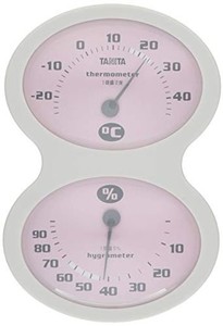タニタ 温湿度計 温度 湿度 アナログ 壁掛け ピンク TT-509 PK