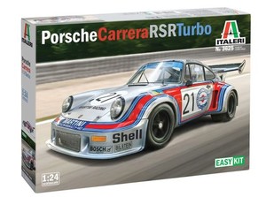 イタレリ 1/24 ポルシェ 911カレラ RSRターボ 日本語説明書付 プラモデル IT3625