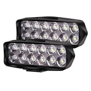 AOLING バイク フォグランプ 12V 24V 防水 12LED バイク補助ライト バイク用フォグランプ ホワイトバイクLEDフォグランプ 防塵耐震省エネ