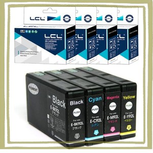 LCL EPSON用 エプソン用 IC4CL92L ICBK92L ICC92L ICM92L ICY92L 顔料 増量(4色セット) 互換インクカートリッジ 対応機種:PX-M840F PX-M8