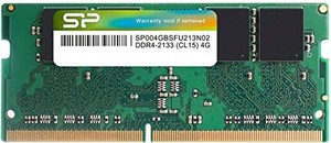 シリコンパワー ノートpc用メモリddr4-2133(pc4-17000) 4gb×1枚 260pin 1.2v cl15 sp004gbsfu213n02