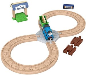 マテル(MATTEL) きかんしゃトーマス 木製レールシリーズ(THOMAS) トーマスのレールセット 【車両電車】【プレイセット】【3才~】【プレゼ