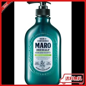 【医薬部外品】 MARO(マーロ) デオ スカルプ シャンプー メンズ 薬用 ノンシリコン 超濃密泡 480ML 本体