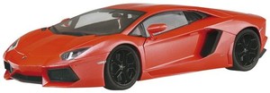 青島文化教材社 1/24 プリペイントモデルシリーズ 2011 ランボルギーニ アヴェンタドール オレンジパール 塗装済みプラモデル 01-A