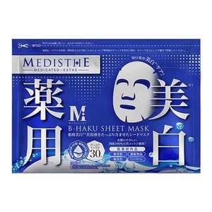 ＜ MEDISTHE ＞ 薬用 B-HAKU シートマスク (美白) 30枚 [ 医薬部外品 ][ シートパック フェイスマスク フェイスシート フェイスパック フ