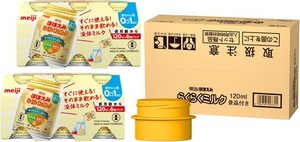 明治ほほえみ らくらくミルク 120ML×6缶×2 アタッチメント付 液体 0か月(低月齢から) 【AMAZON.CO.JP 限定】