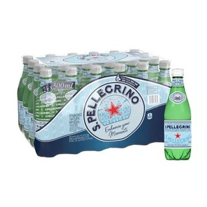 サンペレグリノ (S.PELLEGRINO) 炭酸水 PET 500ML [直輸入品] × 24本