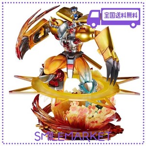 ユニークアートスタジオ デジモンアドベンチャー 大型スタチューシリーズ デジモンアドベンチャー WARGREYMON ポリストーン製 塗装済み 