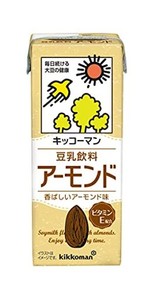 キッコーマン 豆乳飲料 アーモンド 200ML ×18本