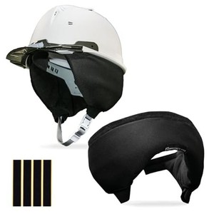 [PROTECT WING] プロテクトウィング 作業用ヘルメット 脱着式 防寒 イヤーマフ イヤーウォーマー 耳当て 耳パット 耳カバー ヘルメット