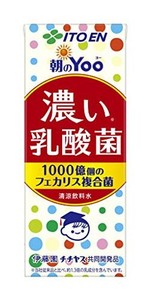 伊藤園 朝のYOO 濃い乳酸菌 (紙パック) 200ML ×24本