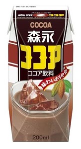 森永乳業 森永ココア 200ML [紙パック 飲料 ドリンク 飲み物 常温保存]×24本